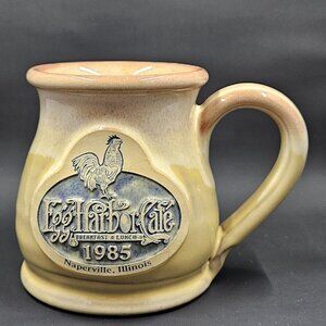 Deneen Pottery 2015 Round Belly Mug Egg Harbor Cafe Naperville, Illinois